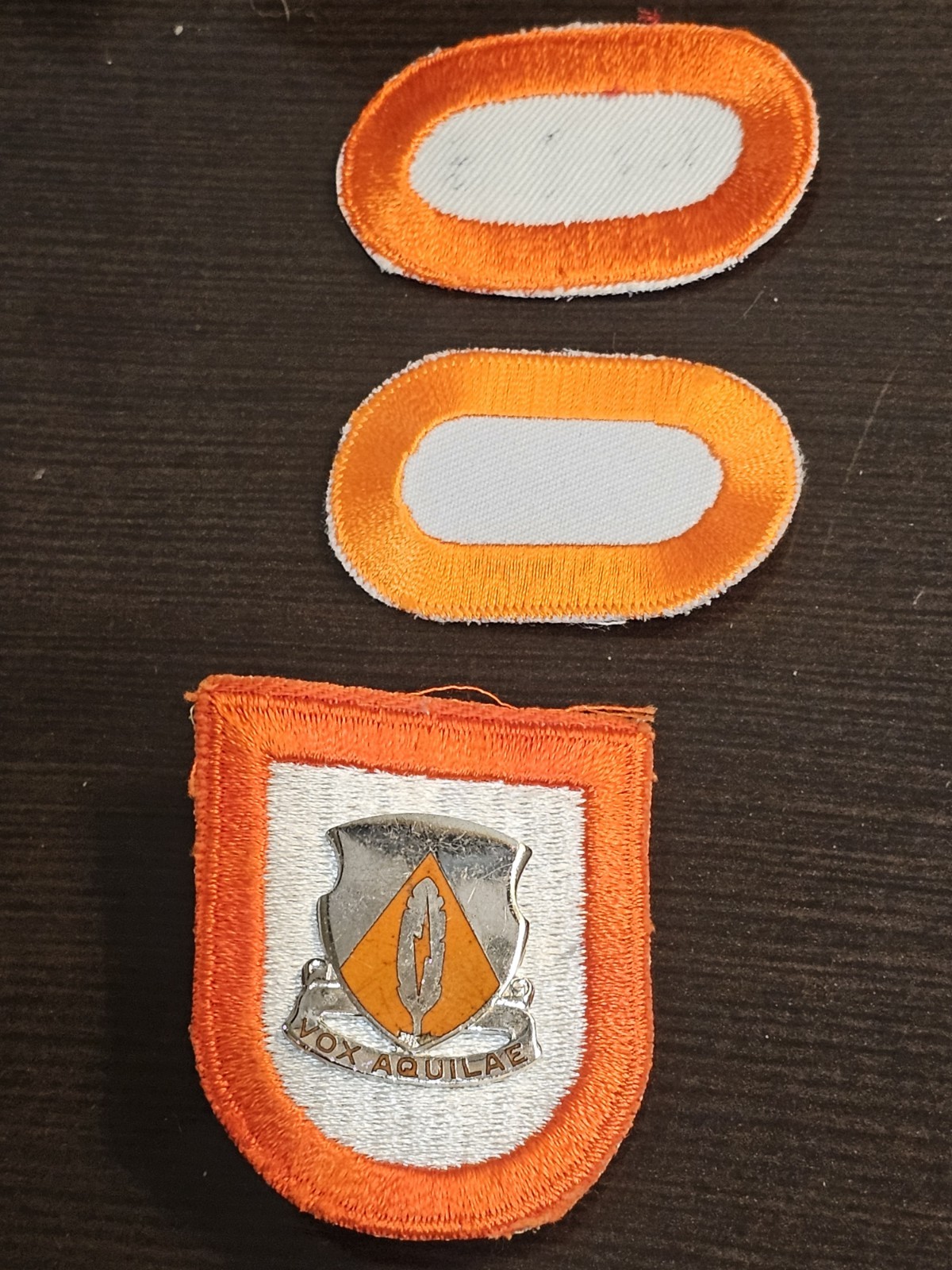 1960s 70s Army Vietnam Cold War 501st Signal Battalion Flash Patch Set L@@K!!