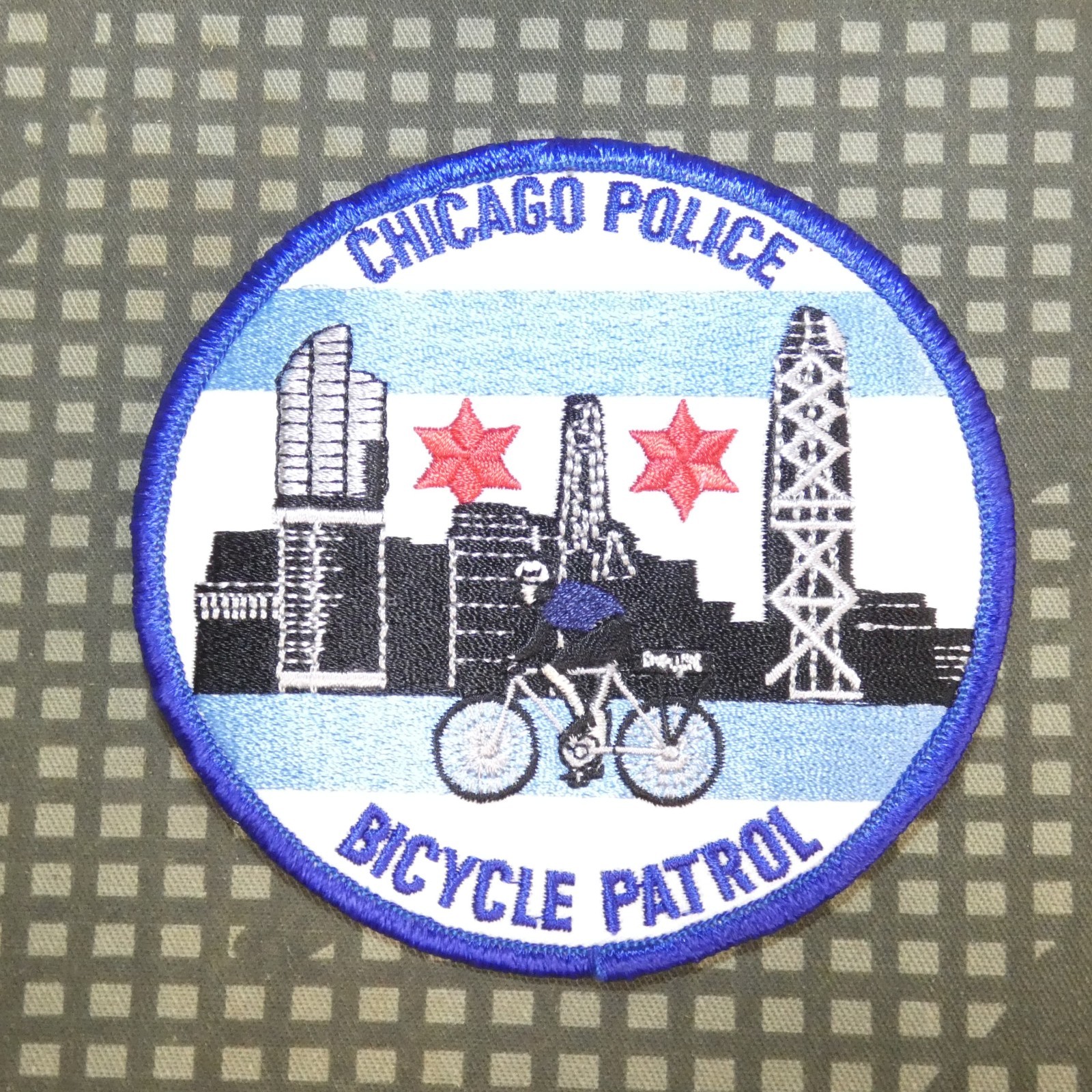 Vintage Chicago Police Department Bicycle Patrol Patch (Illinois)