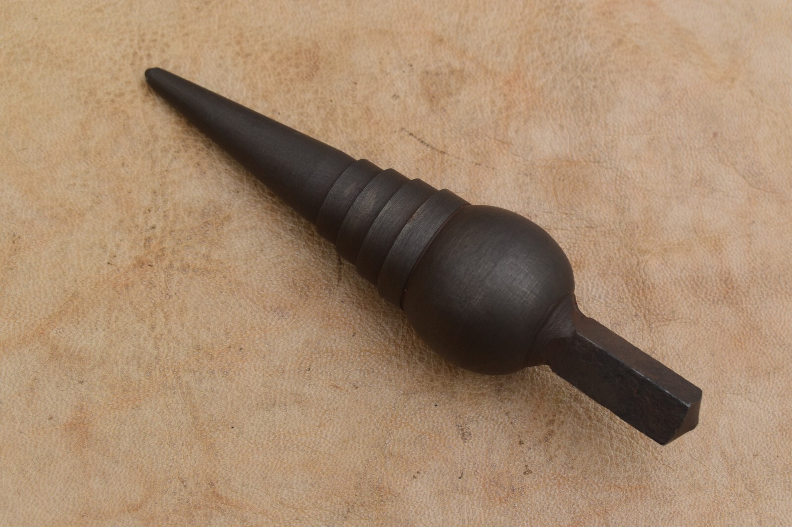 Handmade iron blacksmith silversmith jewelry hardy ball stepped cone anvil