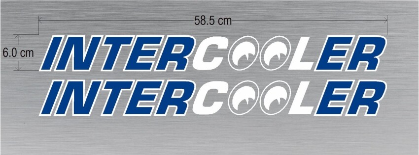 Intercooler Window Decals / stickers - Scania