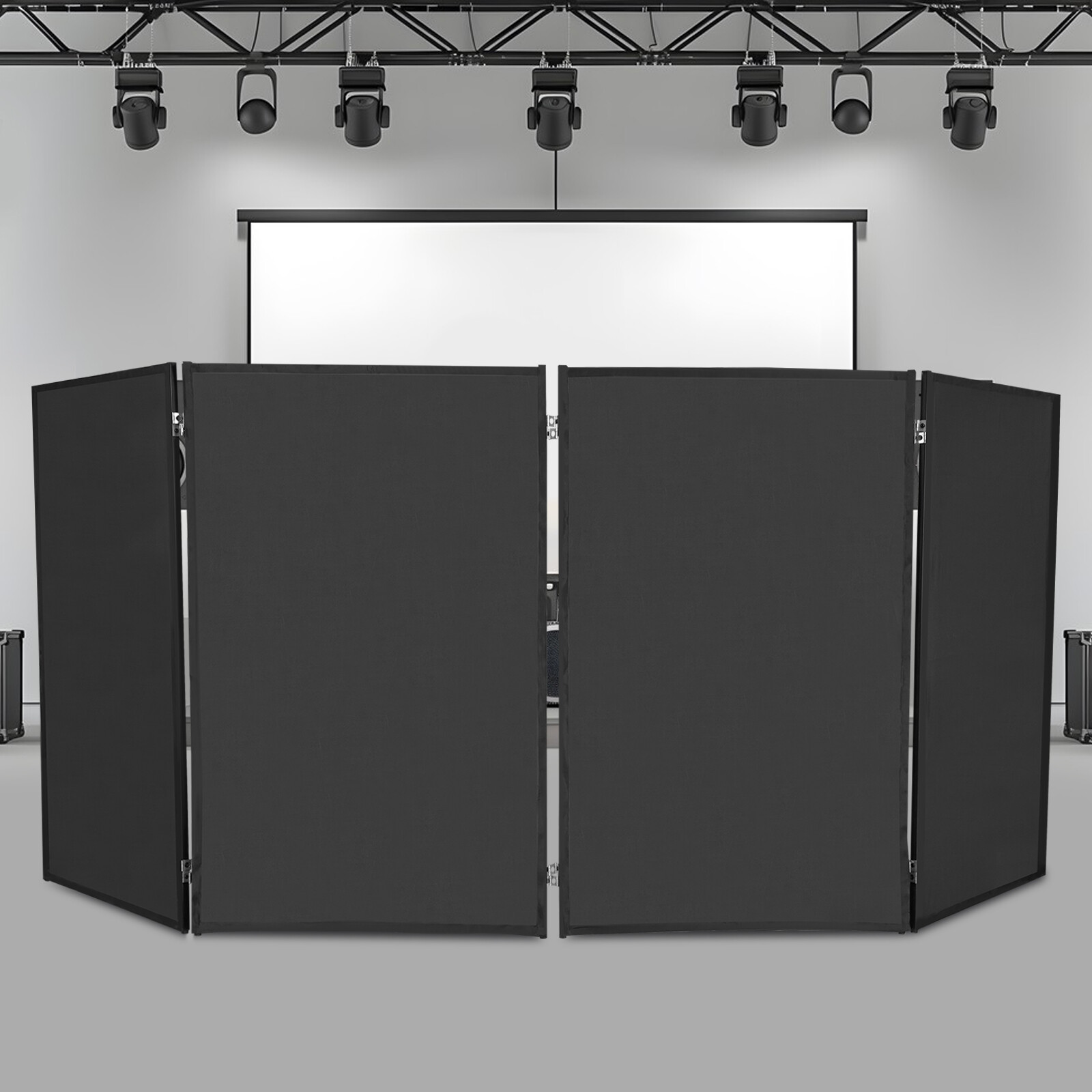 DJ Foldable Booth Panels Portable Facade Event Booth Panels Detachable Cover NEW