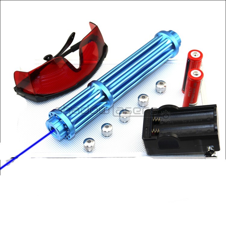 BX3 450nm Adjustable Focus Blue Laser Pointer Visible Laser Beam Pen