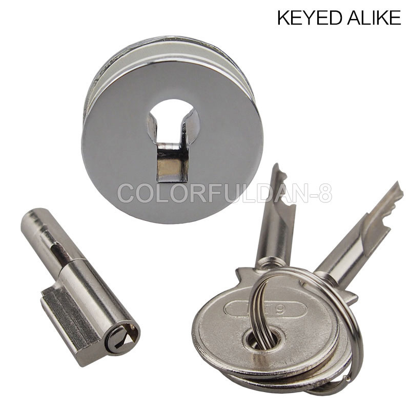 10Sets Showcase Locks Sliding Glass Door Lock Display Cabinet Double Door Lock