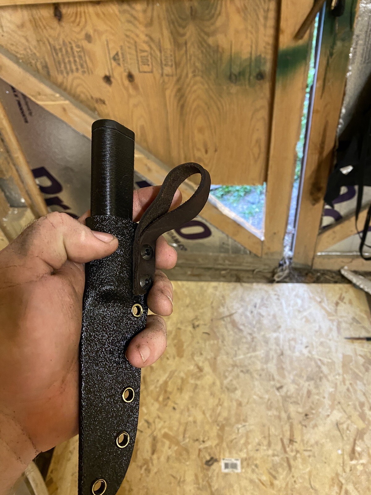Custom Sheath ONLY. Cold Steel Finn Bear. Pseudo-Dangler Or Neck Sheath