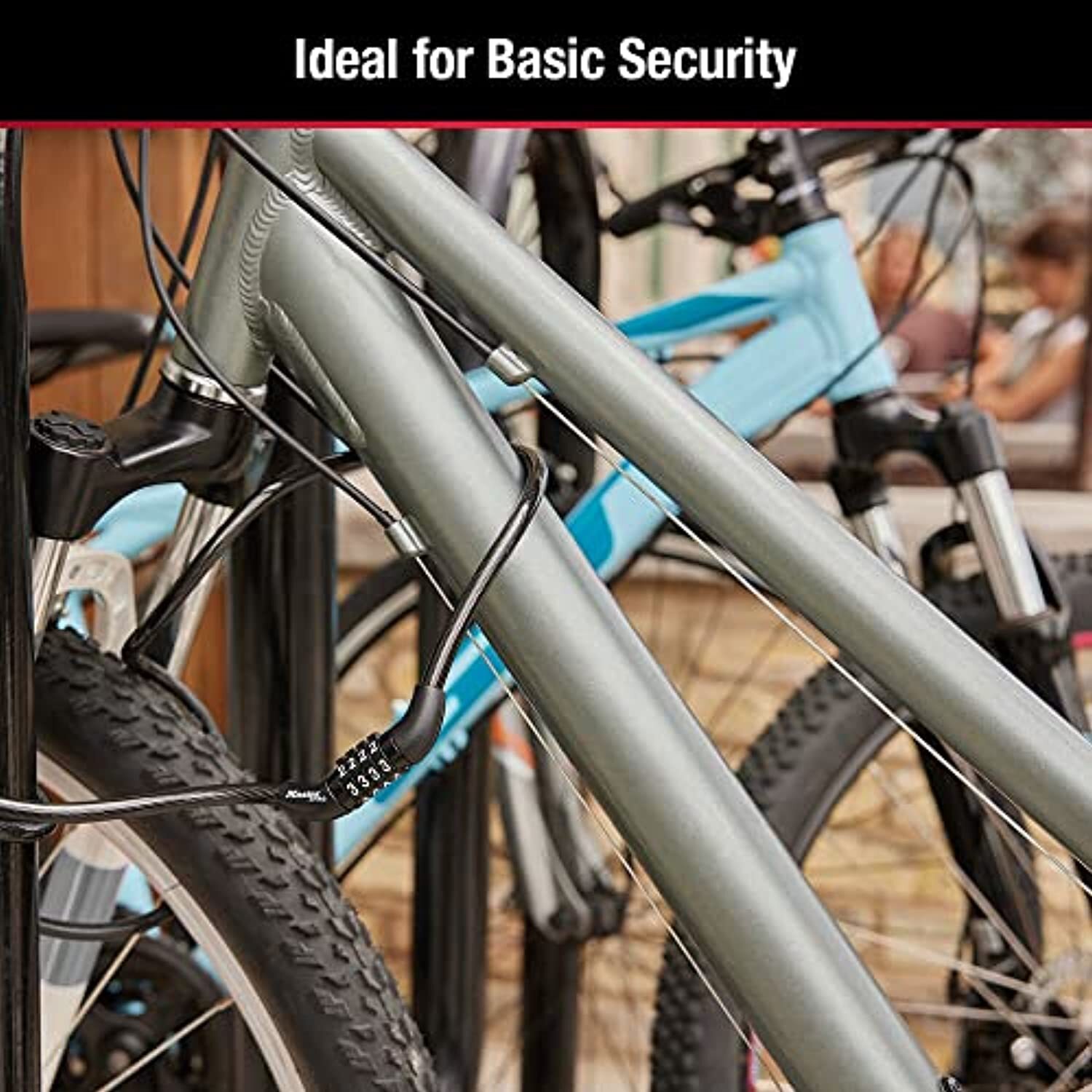 Master Lock 8143D Bike Lock Cable with Combination