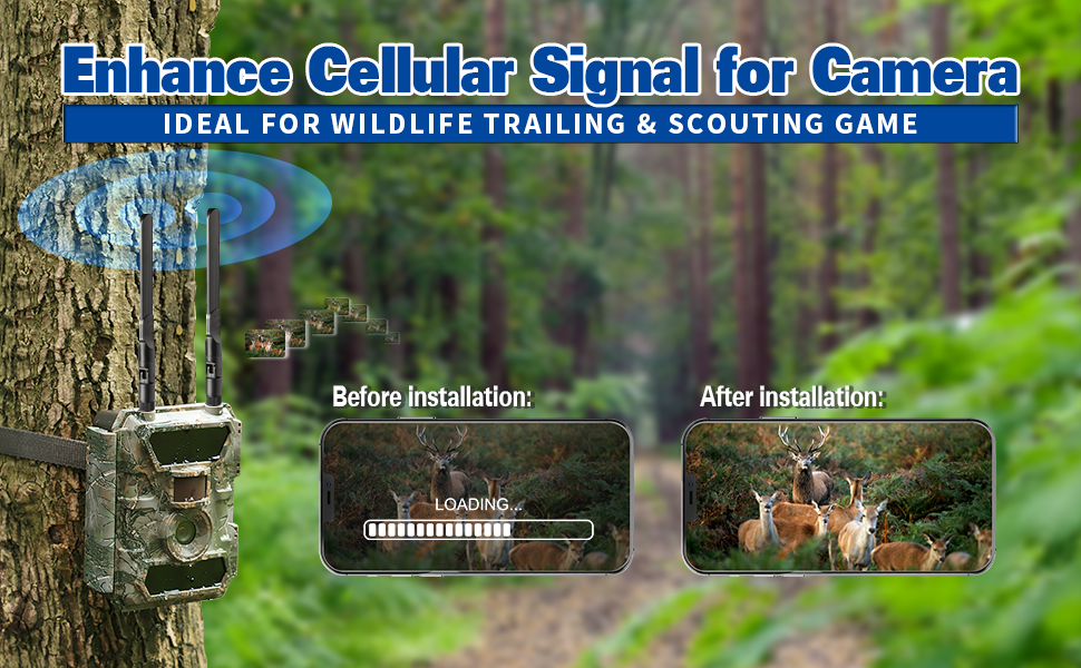 For Spypoint LINK-MICRO-LTE-V Cellular LTE Game Trail Camera Replacement Antenna