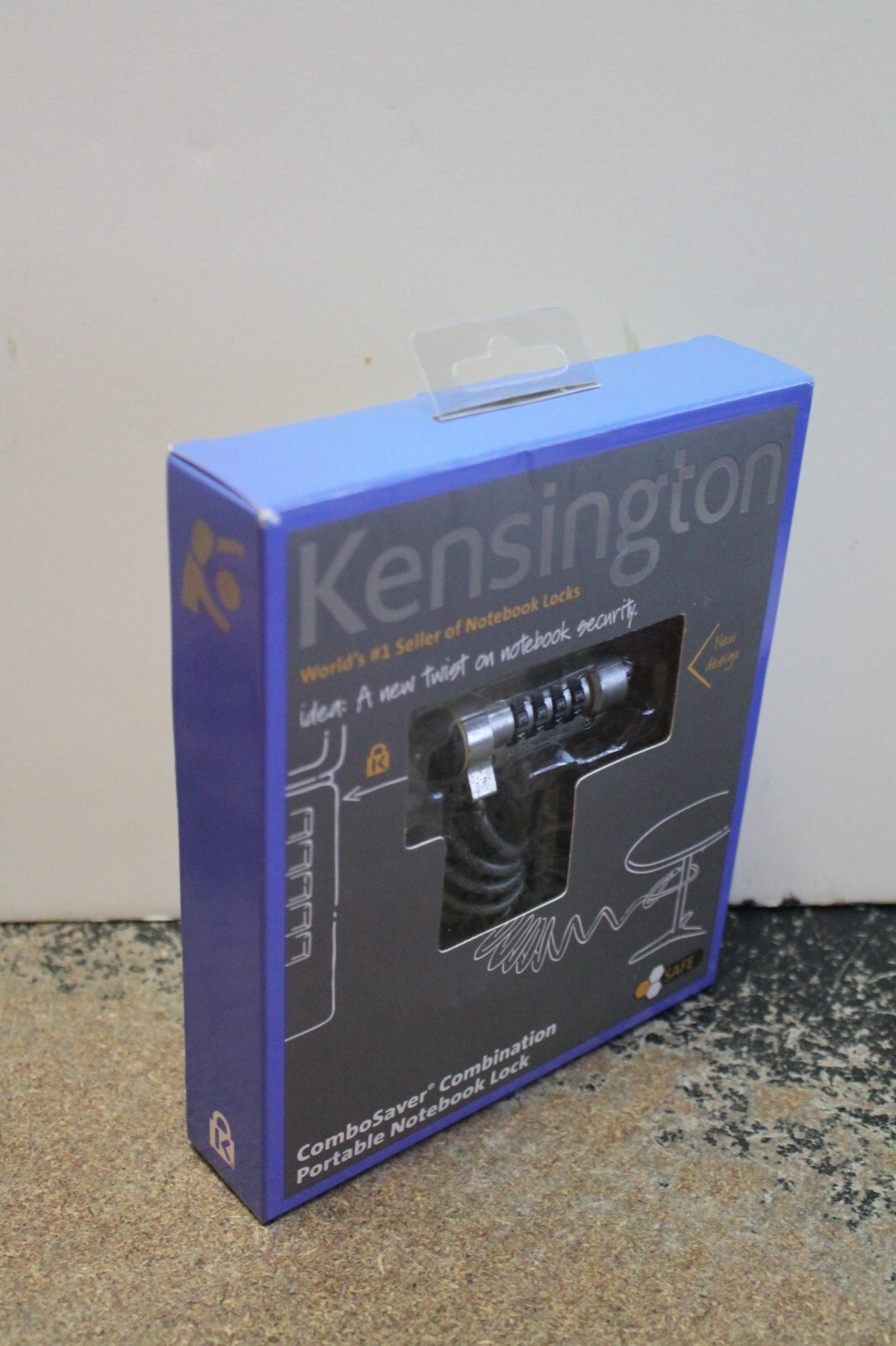 Kensington ComboSaver Combination Portable Notebook Lock NEW