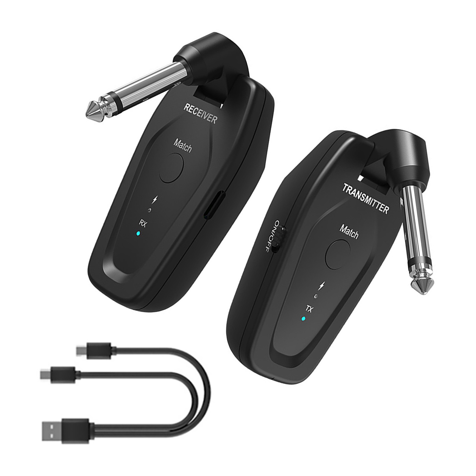 New UHF Wireless Guitar System Transmitter Receiver Instrument Accessories