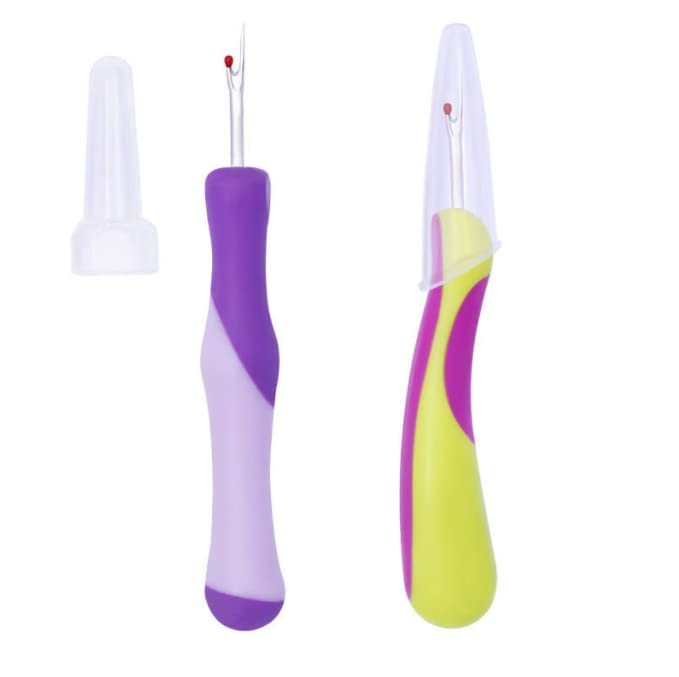 2 PCS Sewing Seam Rippers Sewing Seam Thread Removers Stitch Rippers Unpicker...
