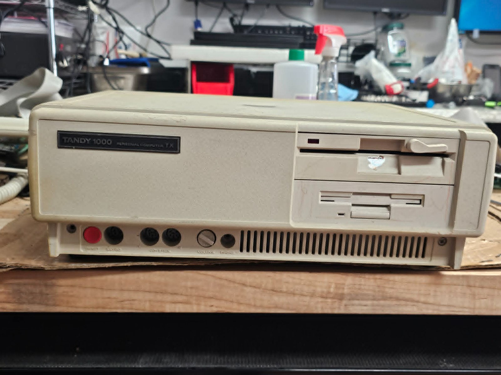 Vintage Retro Gaming Clean Tandy 1000 TX Vintage PC w/Hard Drive - Tech Special