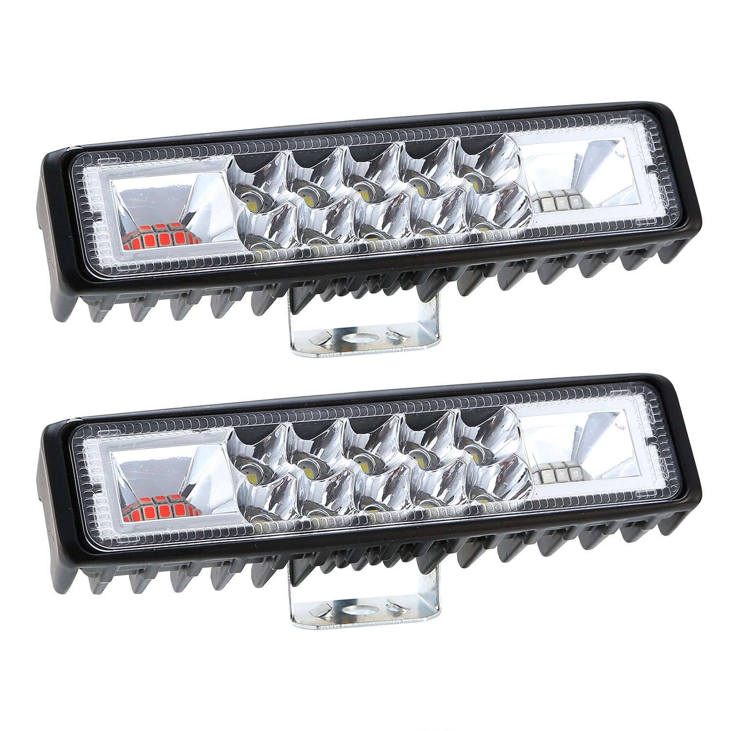 6" LED Light Bar 160W 5000lm Offroad Driving Spot Lights Work Pods IP67 Fog Beam