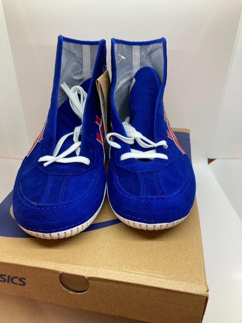 Asics Wrestling Shoes EX-EO special order 1083A001  blue x red white edge Japan