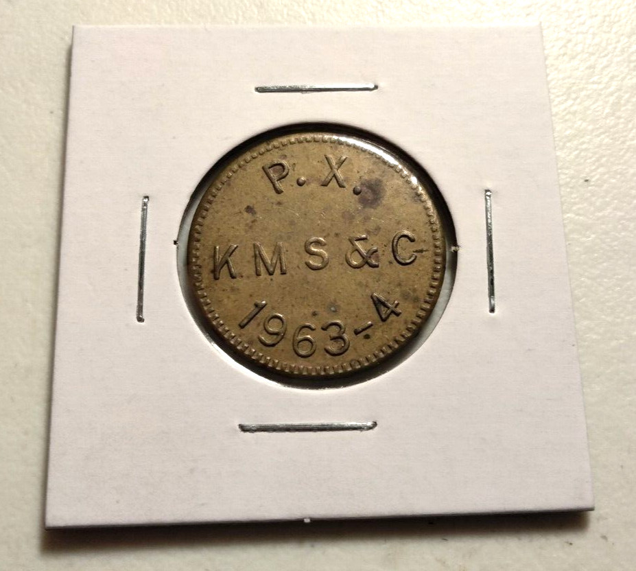 1963-4 Dayton Stencilworks - P.X. KMS & C - 10 Cent Token - (INV#6337)