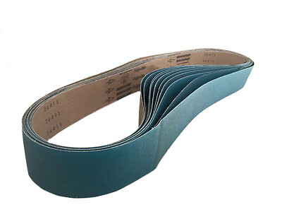 Sanding Belts 2 X 72 Zirconia Cloth Sander Belts, 6 Pack (36 Grit)