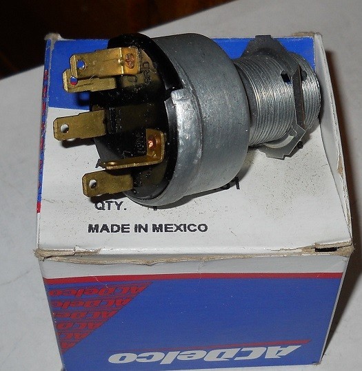 NOS 1962-66 GM Chevrolet 5 Pin Ignition Switch D1436