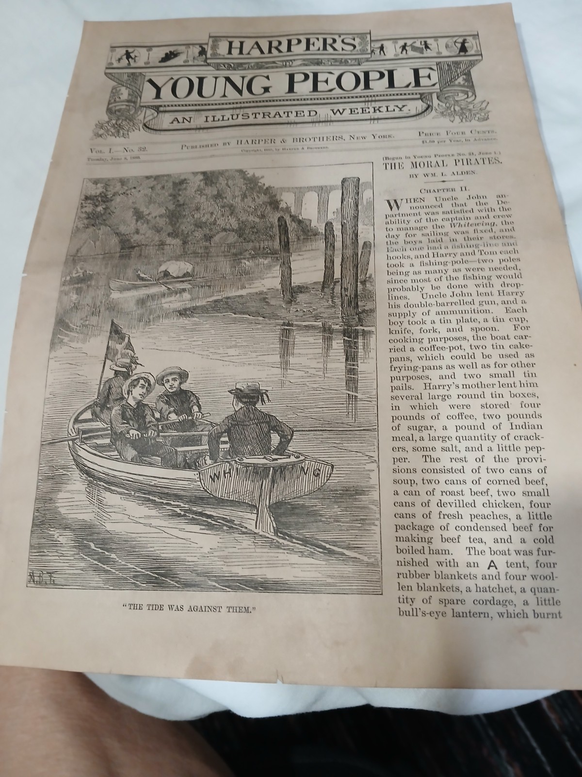 Jun 1880Harper's young people cover with engraving