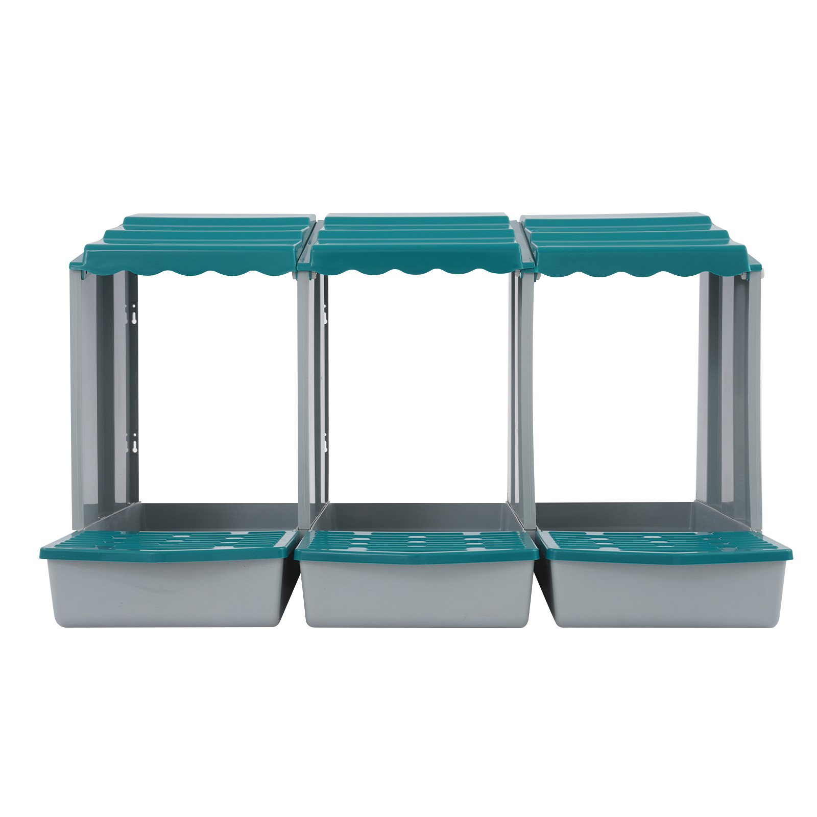 3 Compartments Hen Laying Box PP Chicken Egg Nexting Boxes for Chicken Coop