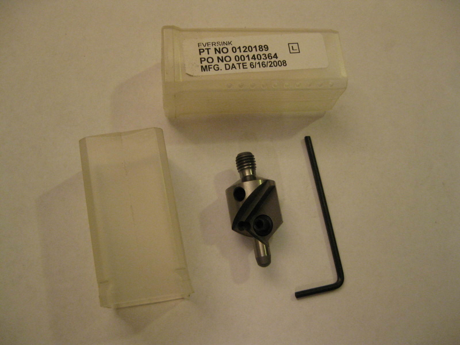 Eversink 0120189 Insert Countersink, 5/8" Dia, Single Flute, 1/4-28 shk