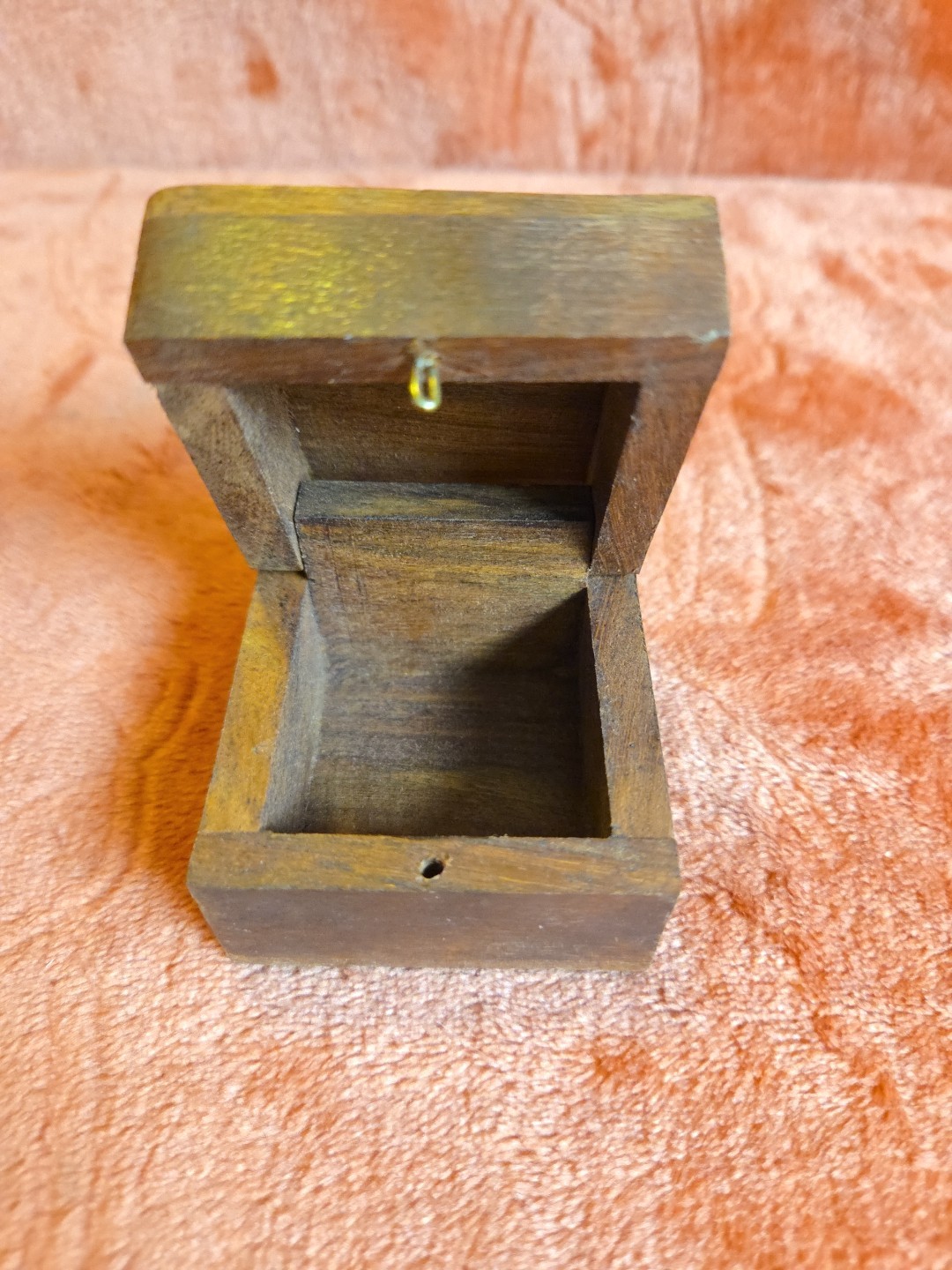 Adorable, Miniature Trinket Ring Box. Hand Made.