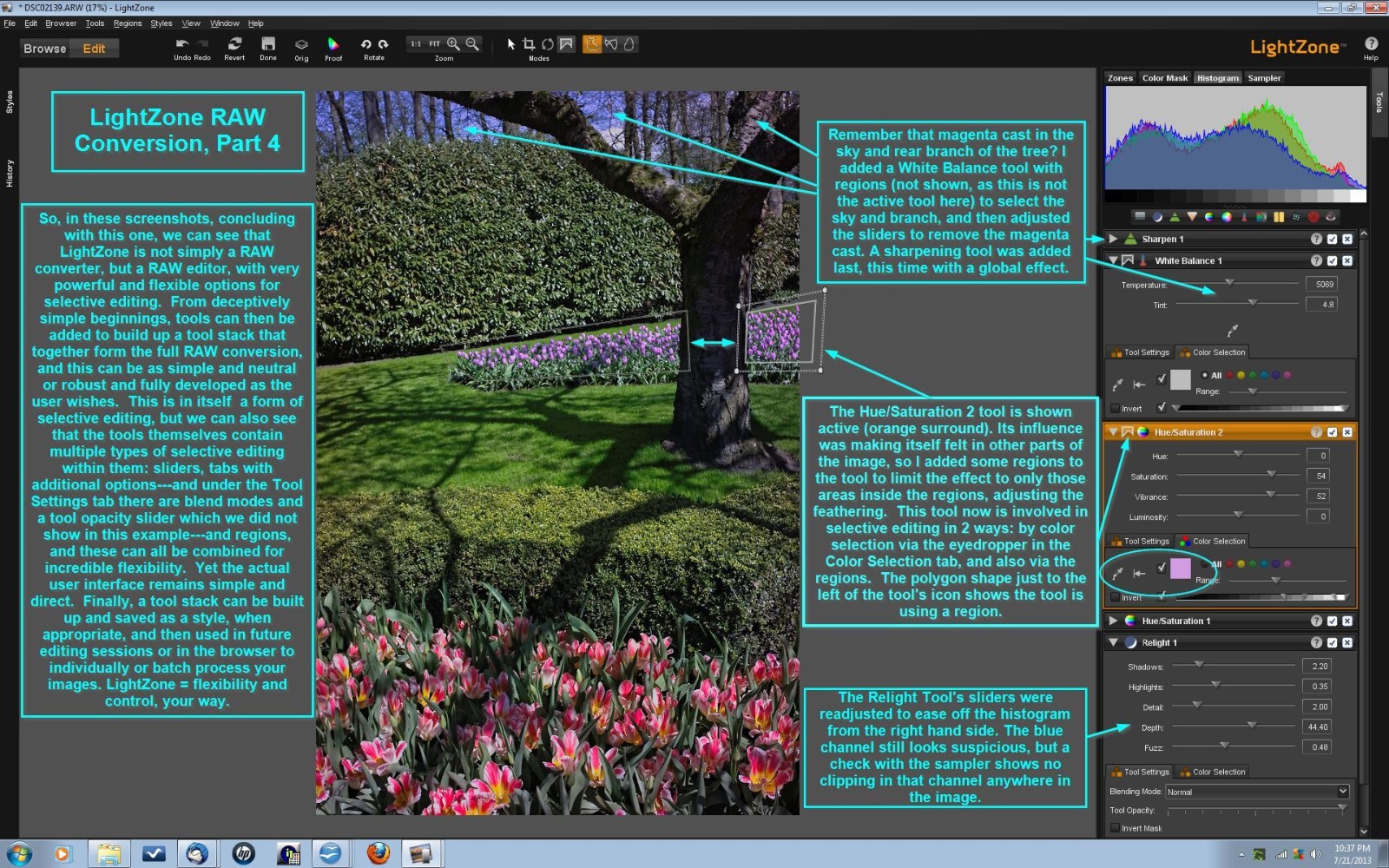 Pro Digital Photo Camera RAW Image Editing Lightroom-Darkroom Software Program