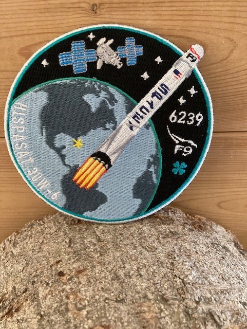 HISPASAT-30W-6  Falcon 9  SPACE X Mission Patch