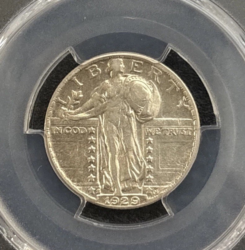 1929- S Standing Liberty Quarter VF40 PCGS