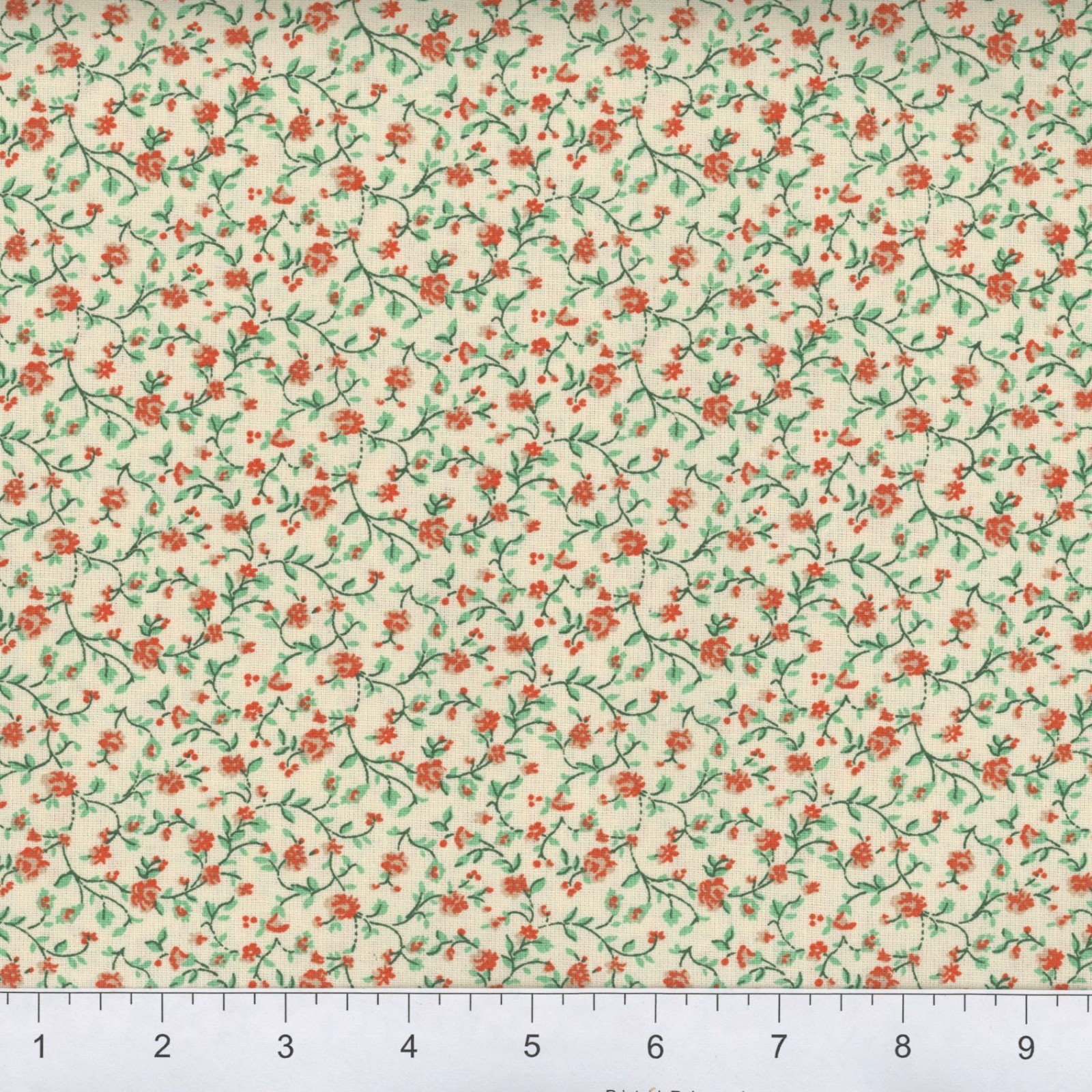 Quilter's Calico Fabric (#186) 45" Wide 100% Cotton By The Yard/Continuous Yards
