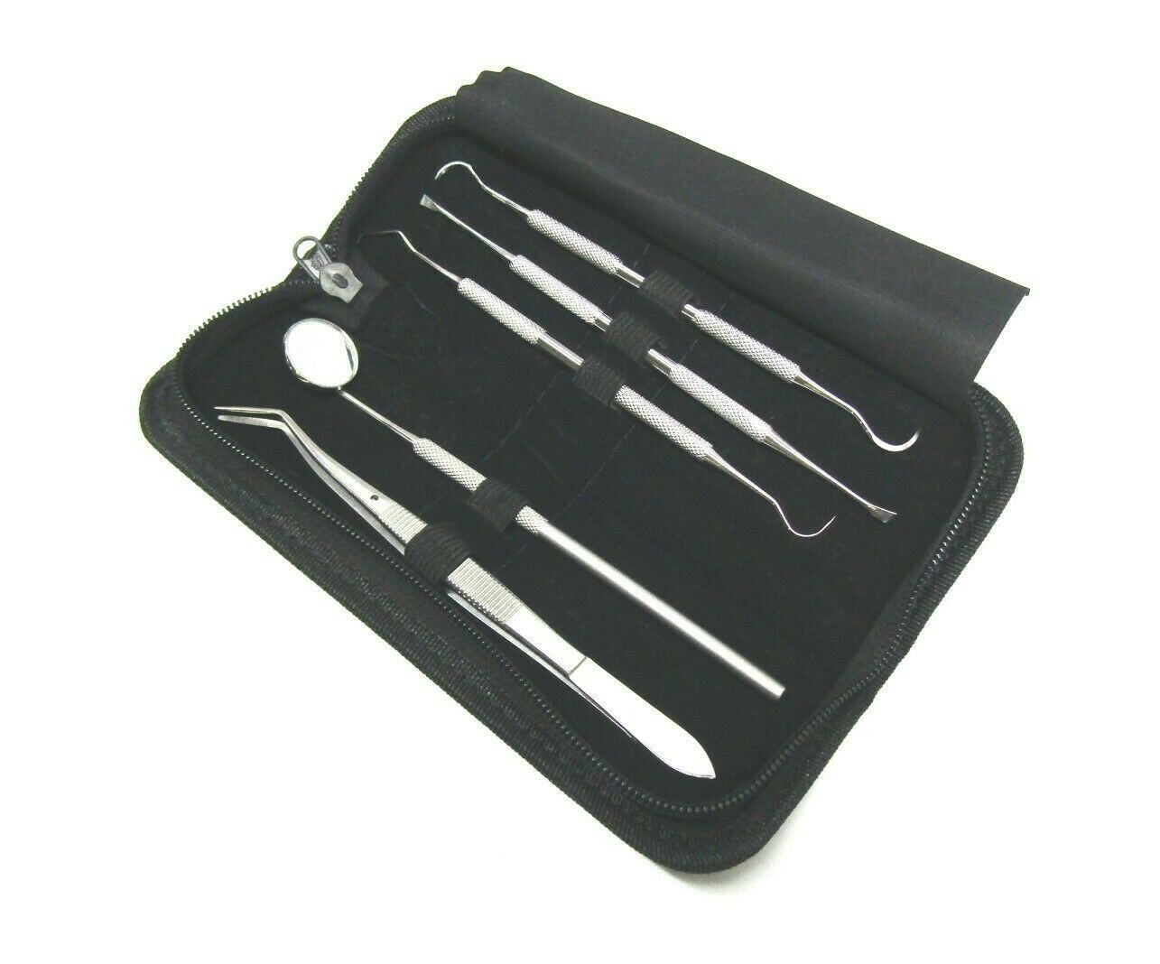 Professional Dental Oral Hygiene Instruments 5-pc Kit Stainless Steel