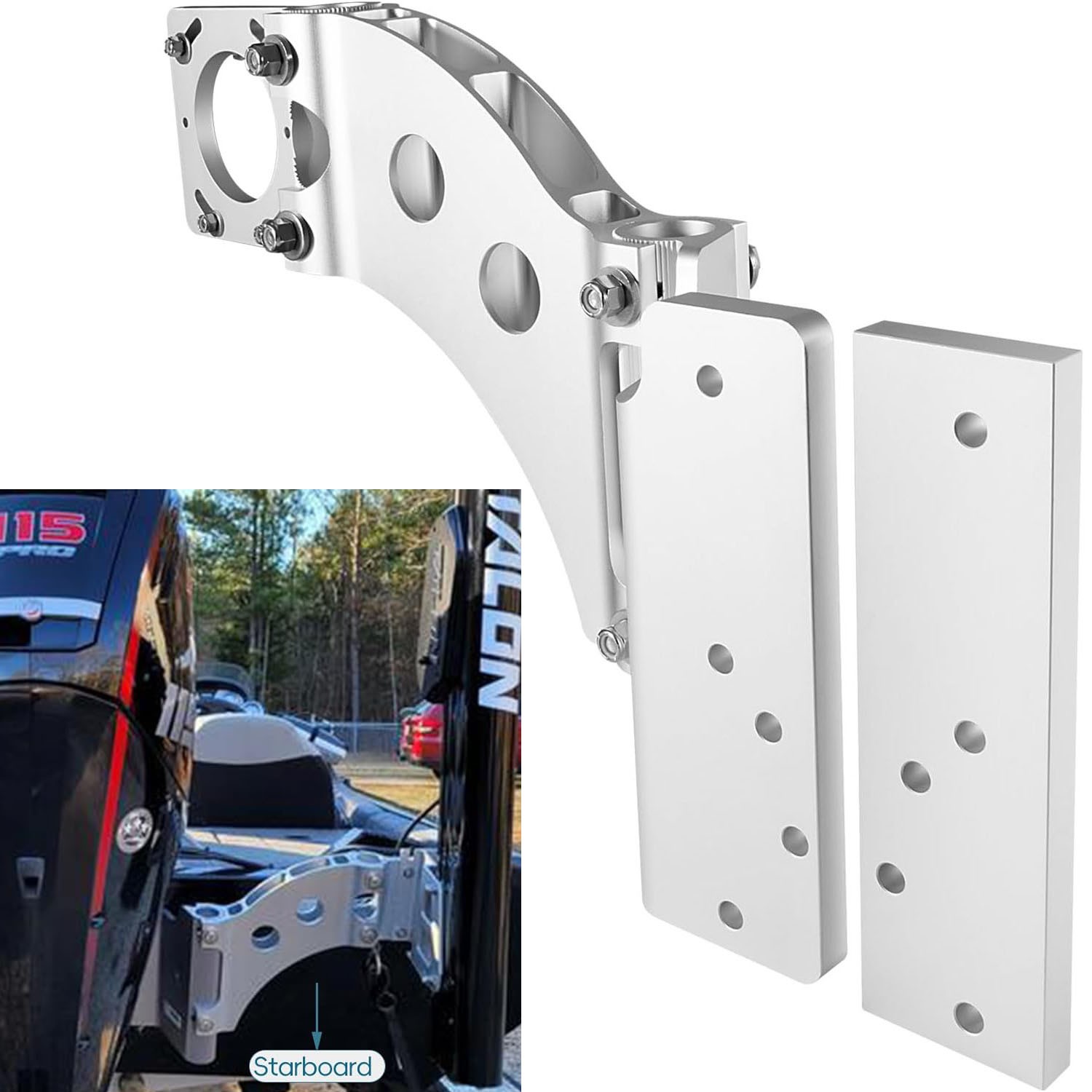 for Minn Kota Talon Universal Modular Adapter Bracket Sandwich Starboard 1810303