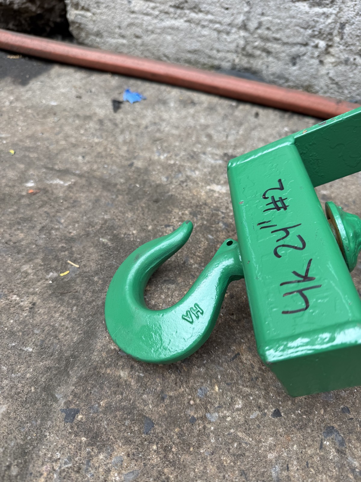 Greenlee 653 24 inch 4000 lbs Cable Puller Sheave, Hook Great Shape
