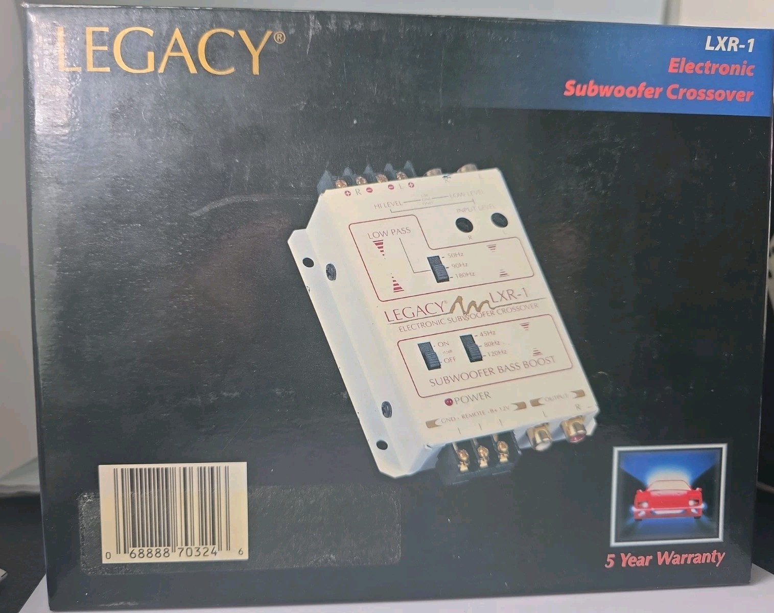 LEGACY LXR-1 Electronic Subwoofer CROSSOVER Network System Bass Boost