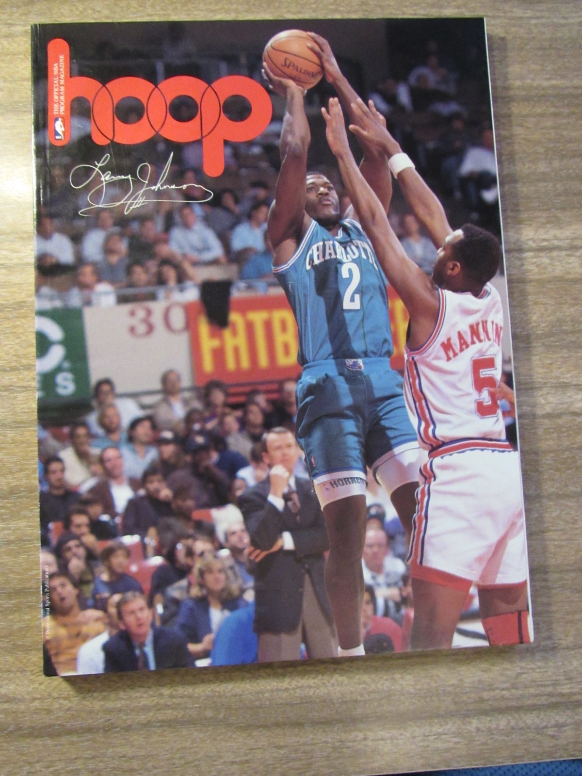 1992-93 Detroit Pistons vs. Charlotte Hornets Program 11/25 Muggsy Bogues DD