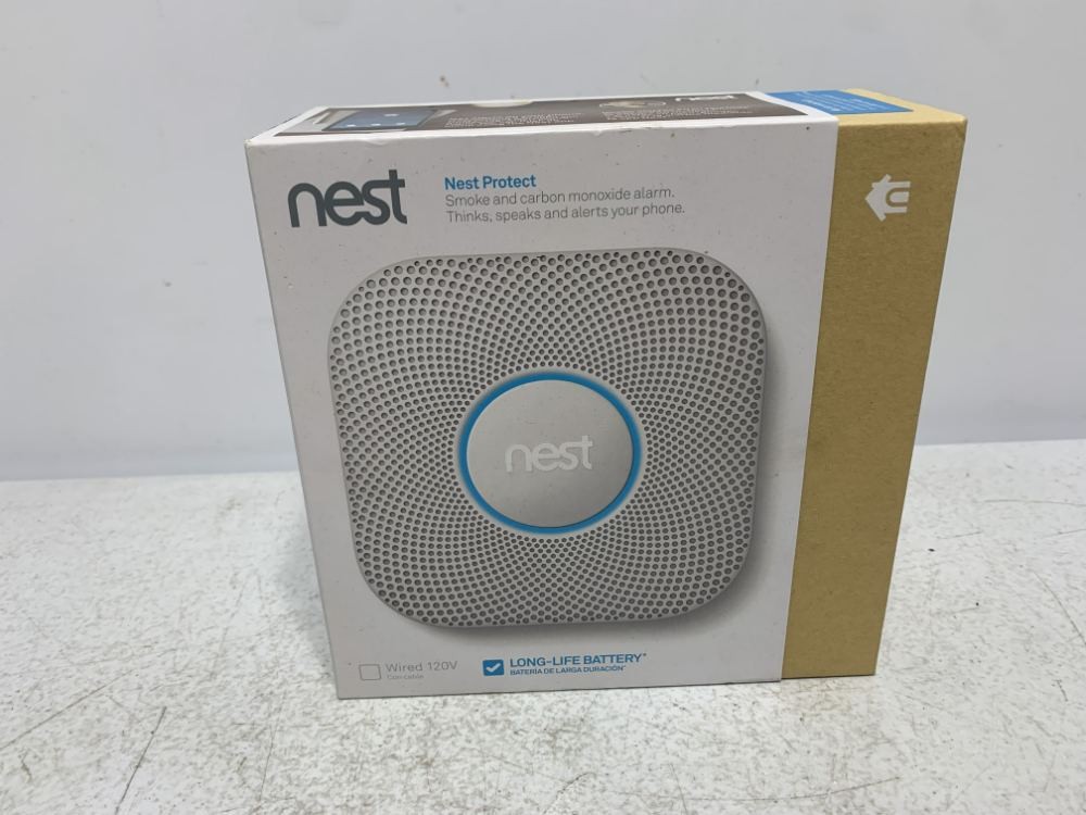 Nest S3004PWBUS SmokeCO Alarm 120V Battery Powered G1N