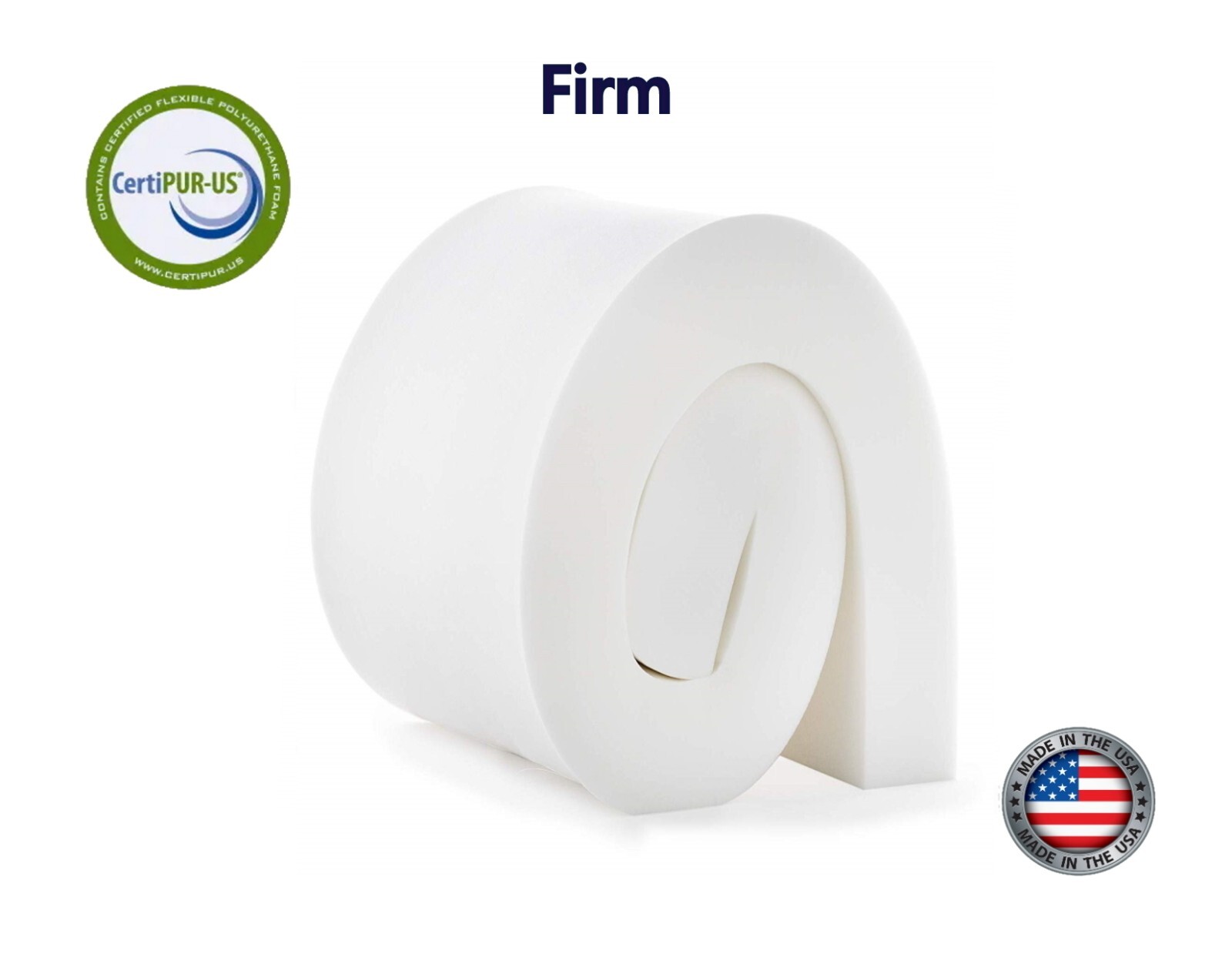 "FIRM" 80" INCHES LONG UPHOLSTERY FOAM CUSHION