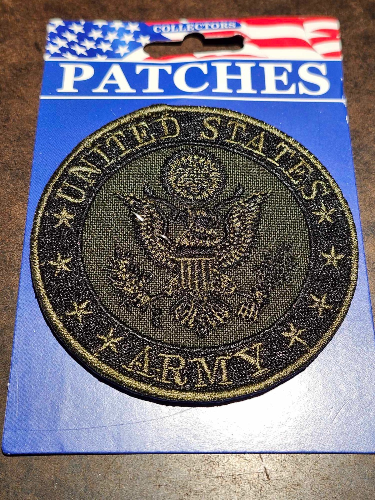 United States Army Patch, Subdued Green, 3" Dia (N207)