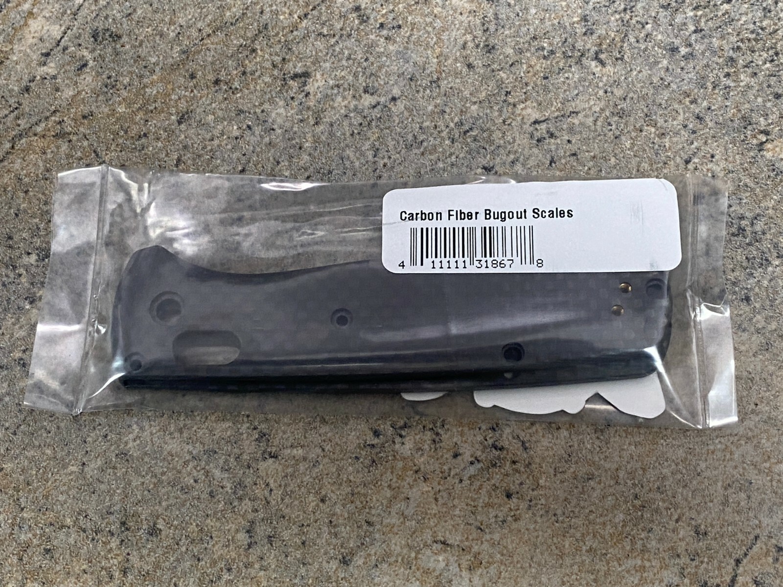 Flytanium Carbon Fiber Scales for Benchmade Bugout  FLY544 Matte Finish