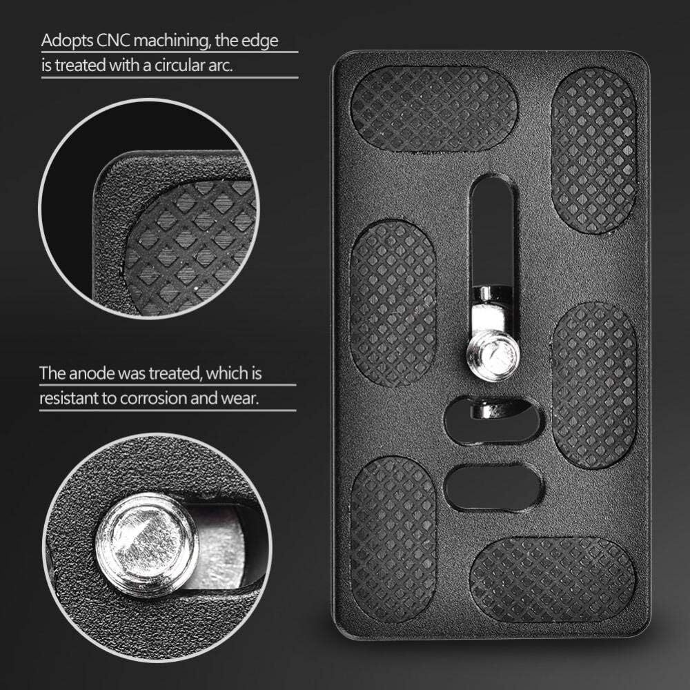 4XPU70 Quick Release Plate For Digital Camera Tripod Ballhead Lens Mount Adapter