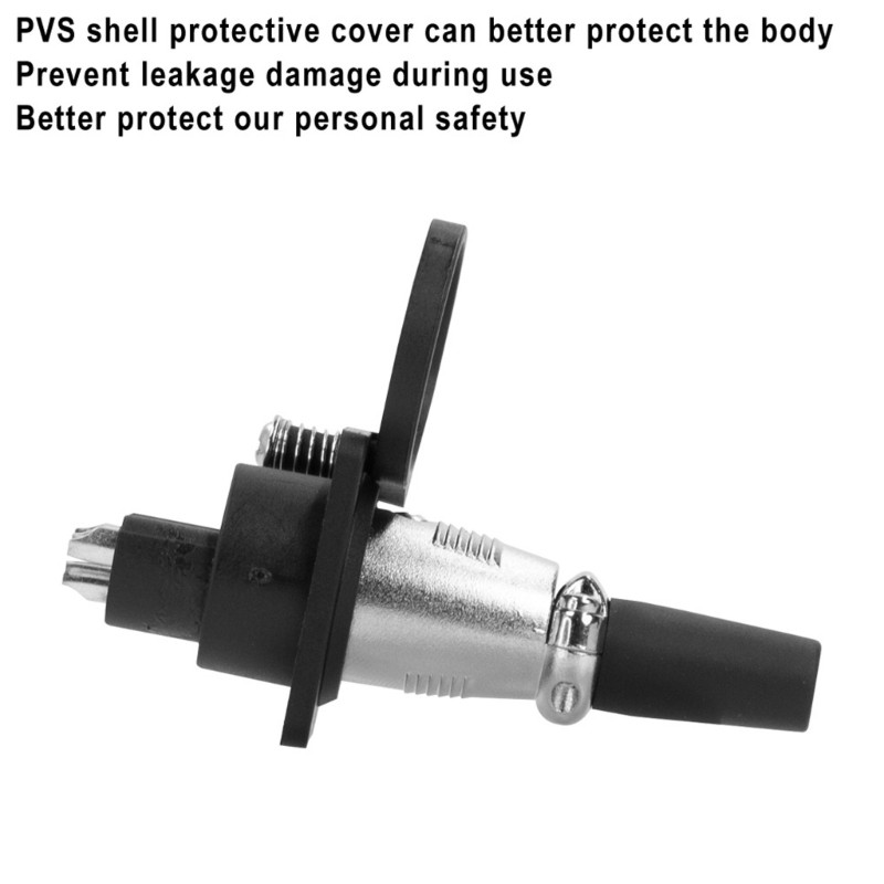 Mobility Scooter Panel Mount Port Female Plug Socket Auto Replacement Part