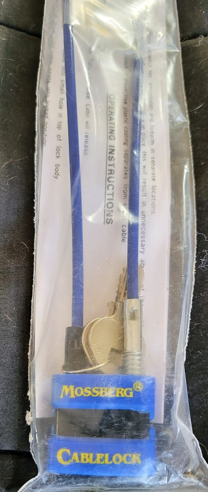 Mossberg Gun Lock Cablelock Blue New