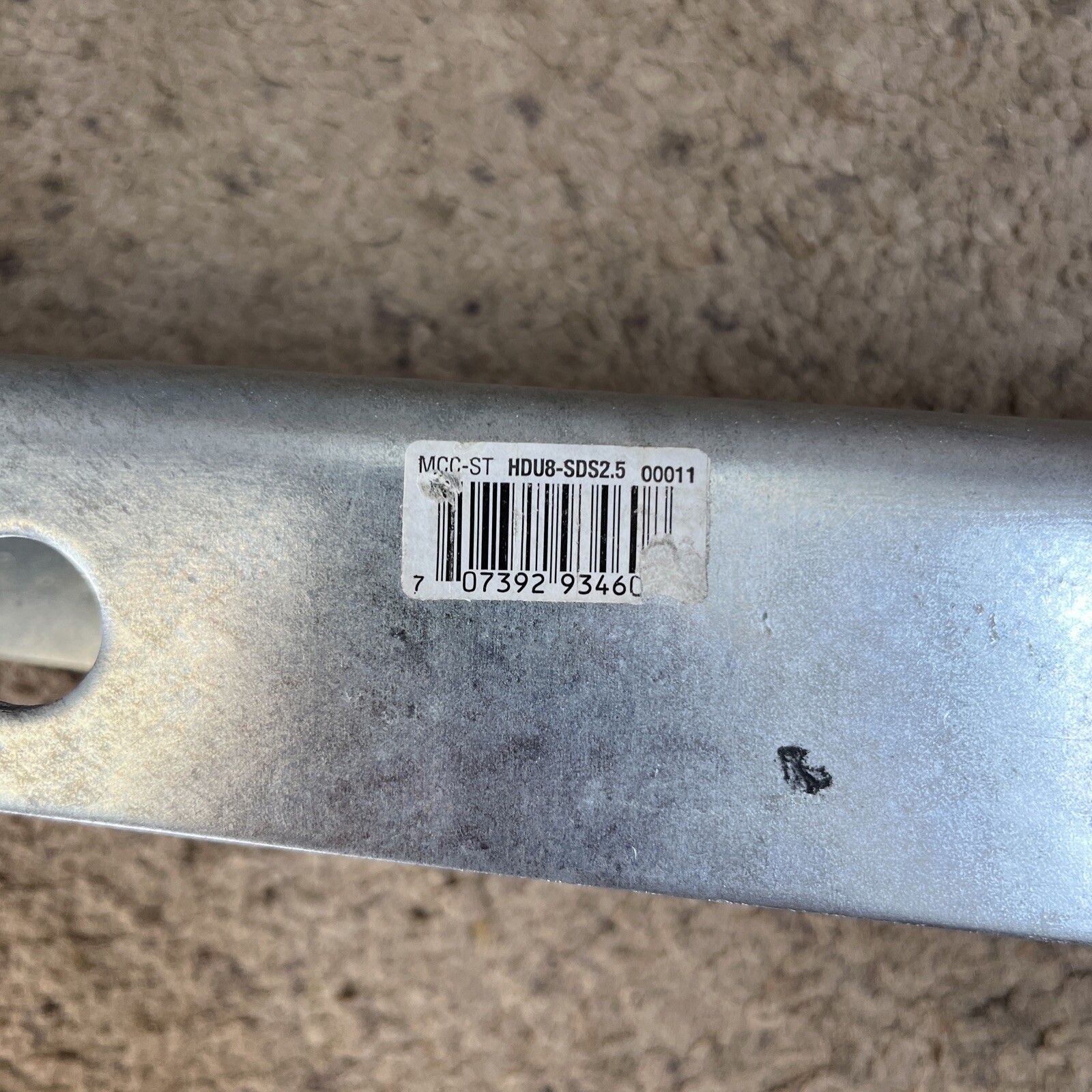 Simpson Strong-Tie HDU8-SDS2.5-16-5/8" Galvanized Predeflected Holdown w/SDS