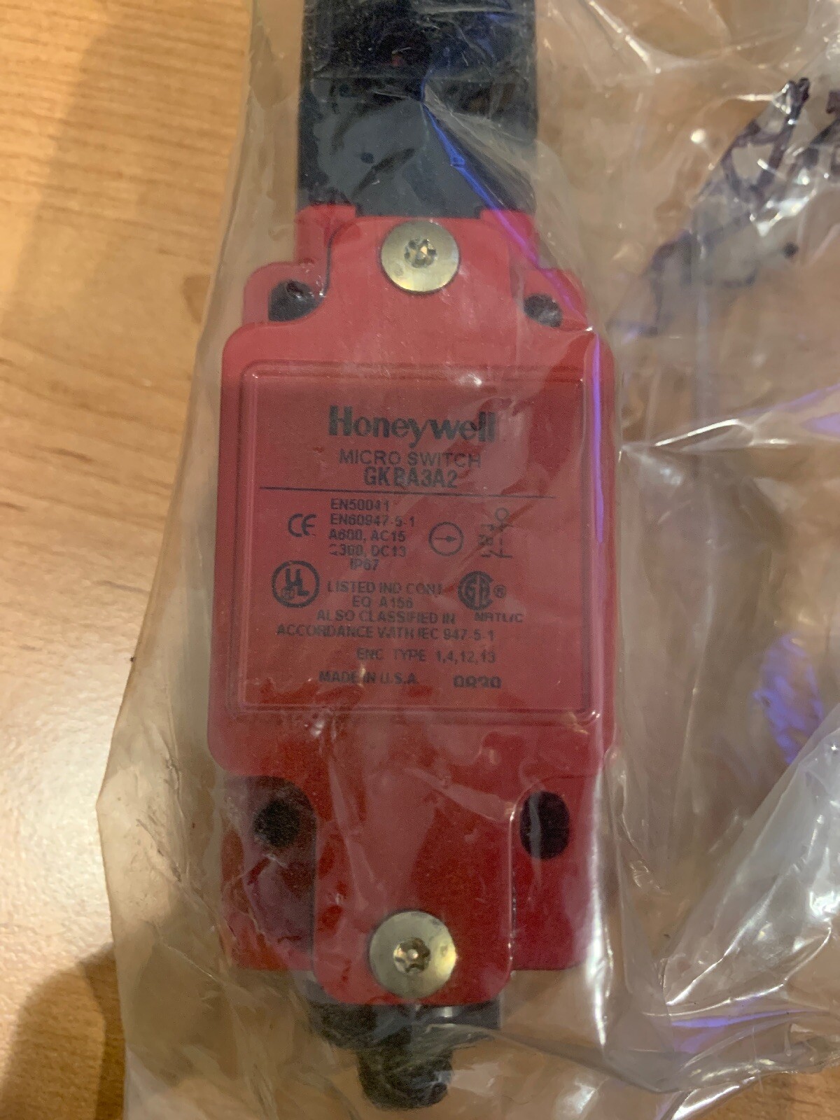 HONEYWELL MICROSWITCH  GKBA3A2