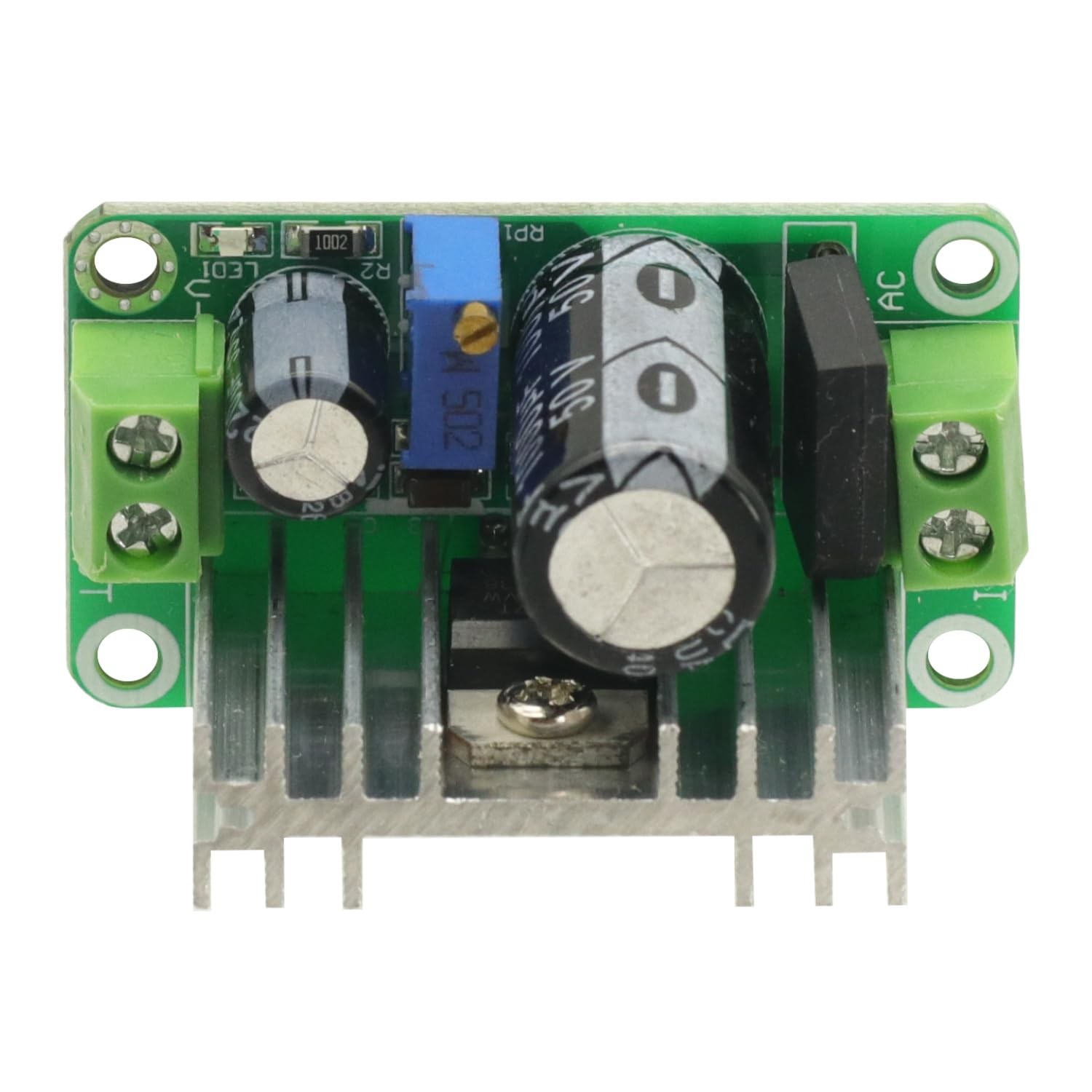 2 PCS LM317 AC/DC-DC Adjustable Buck Converter Step-Down Linear Regulator