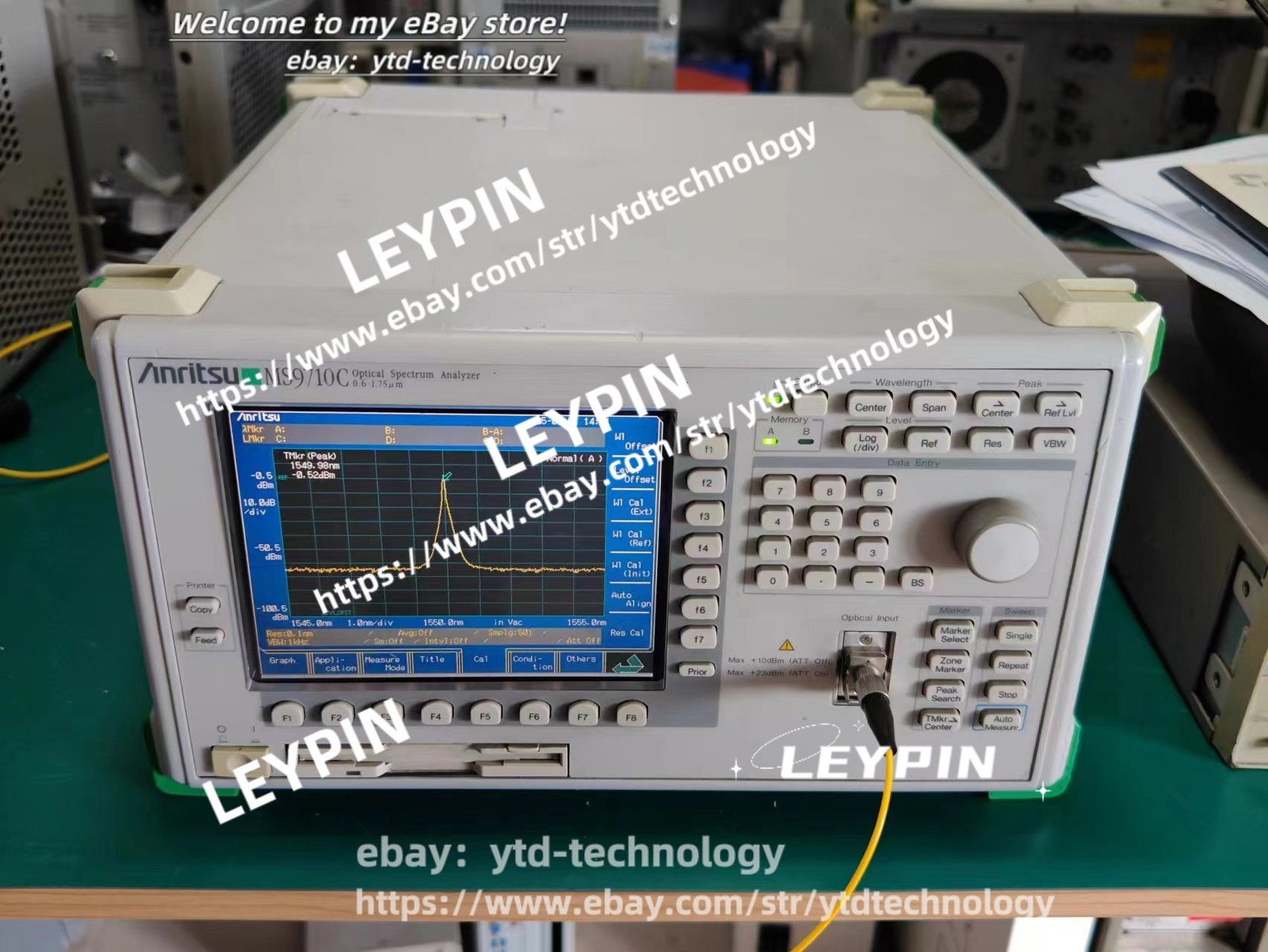 Anritsu MS9710C Optical Spectrum Analyzer/working/ytd