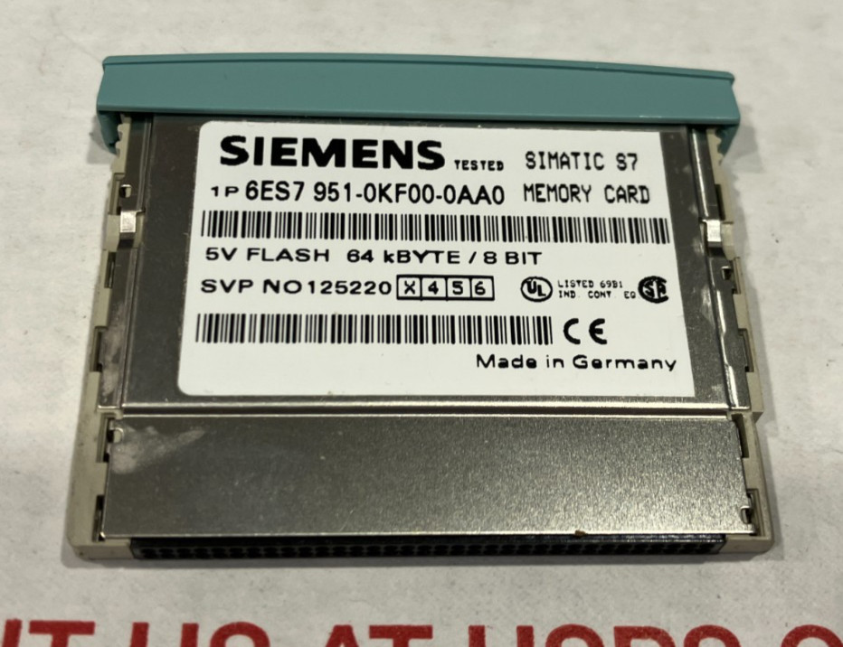 Siemens 6ES7 951-0KF00-0AA0 Memory Card