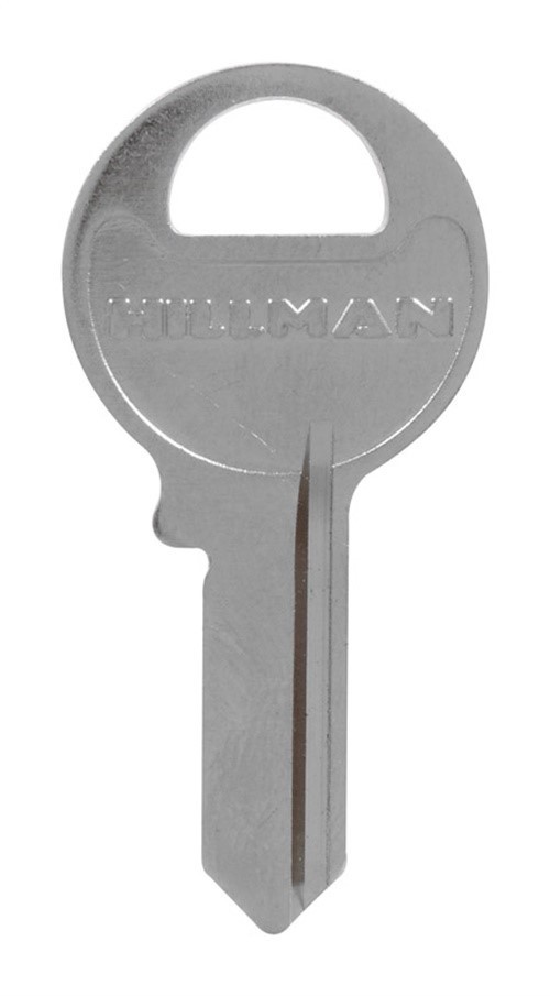 Hillman 88051 Brass Silver #69 Universal Single Sided Blank Key (Pack of 10)