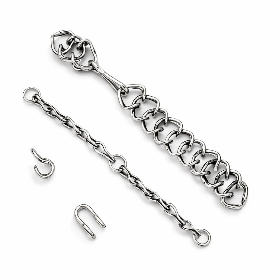 Charro Saddle Freno-Cadena De Barbada Mexican Horse Bit Curb Chain Set