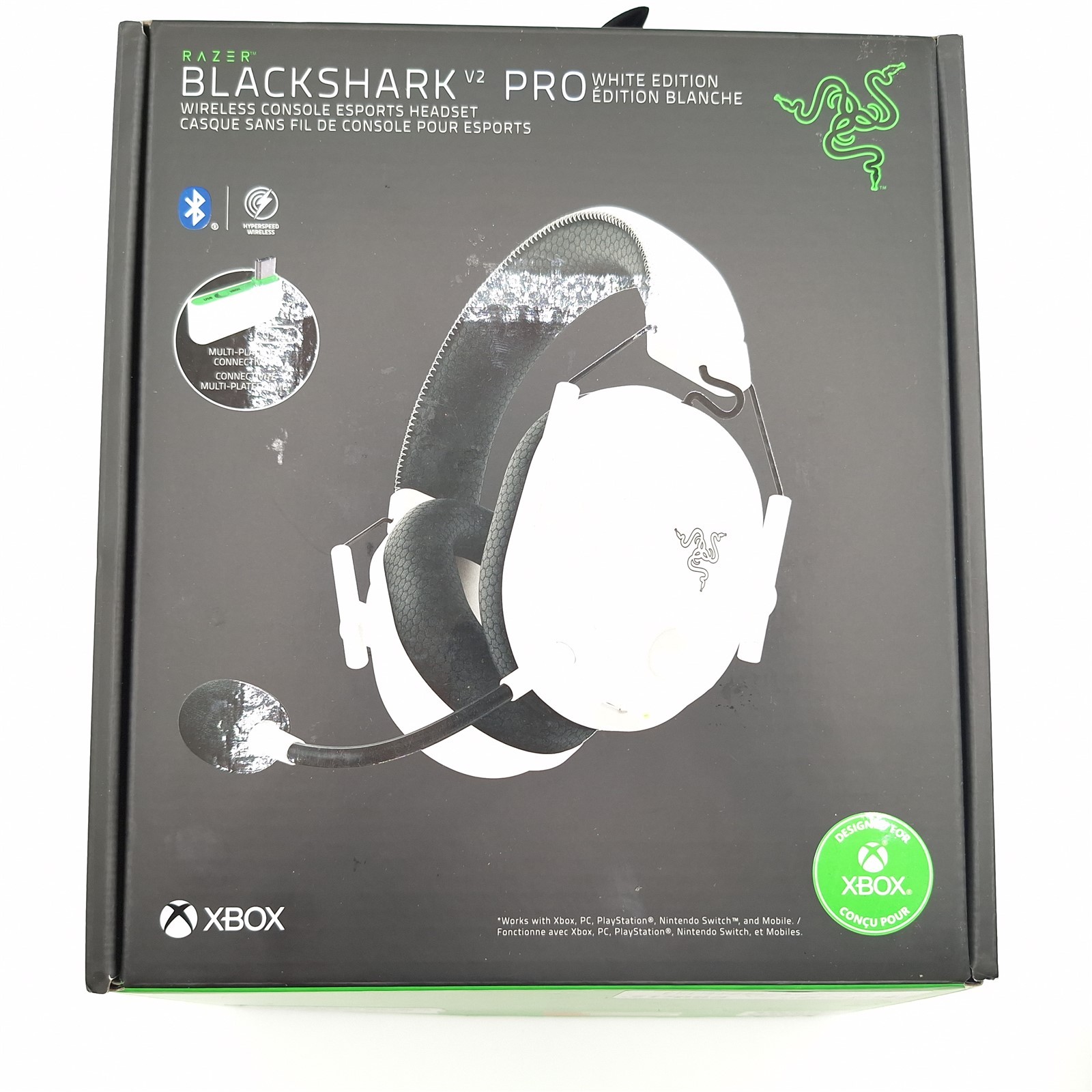 Razer BlackShark V2 Pro Wireless Xbox Gaming Headset, White