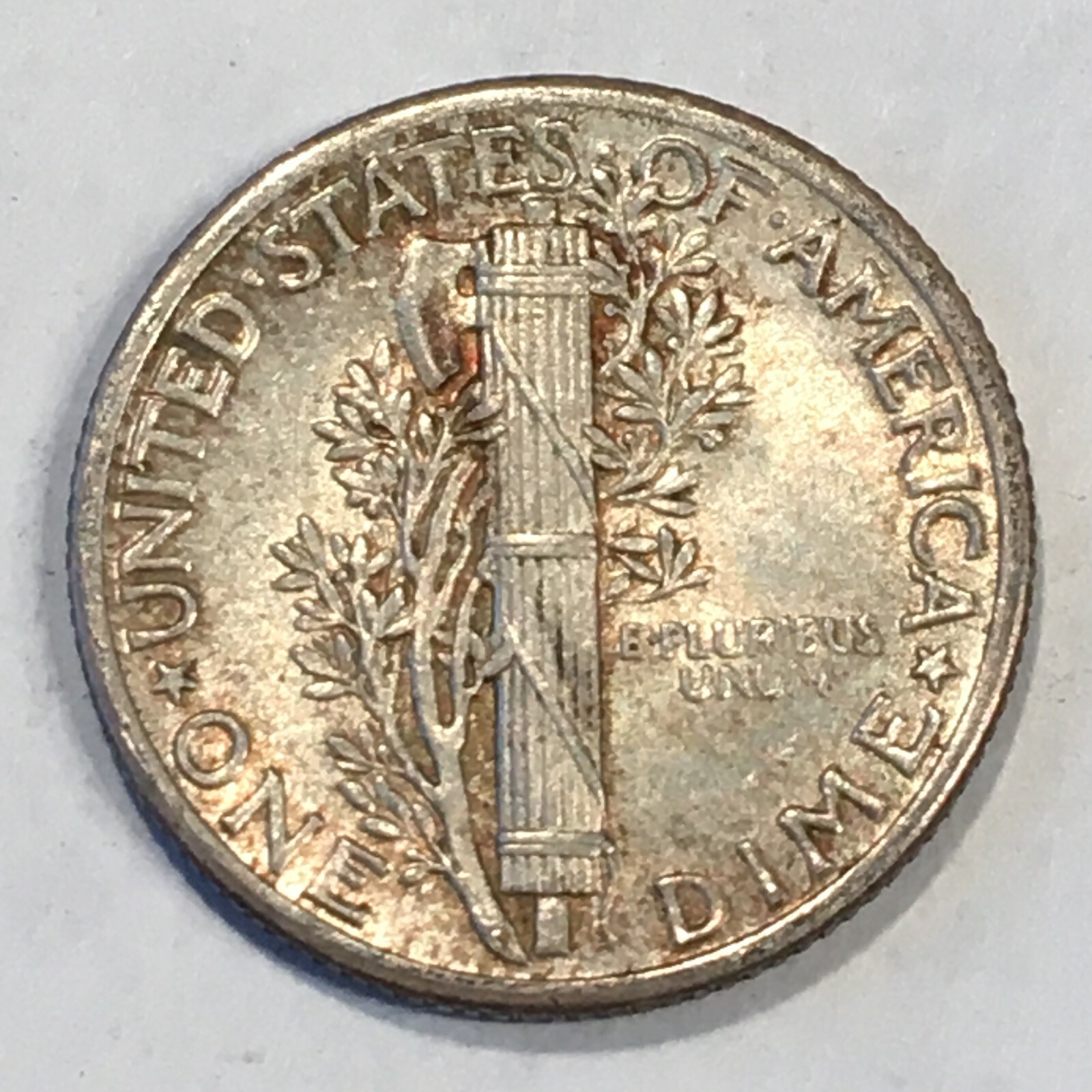 1937 Silver Mercury Silver Dime - High Quality Scans #L853