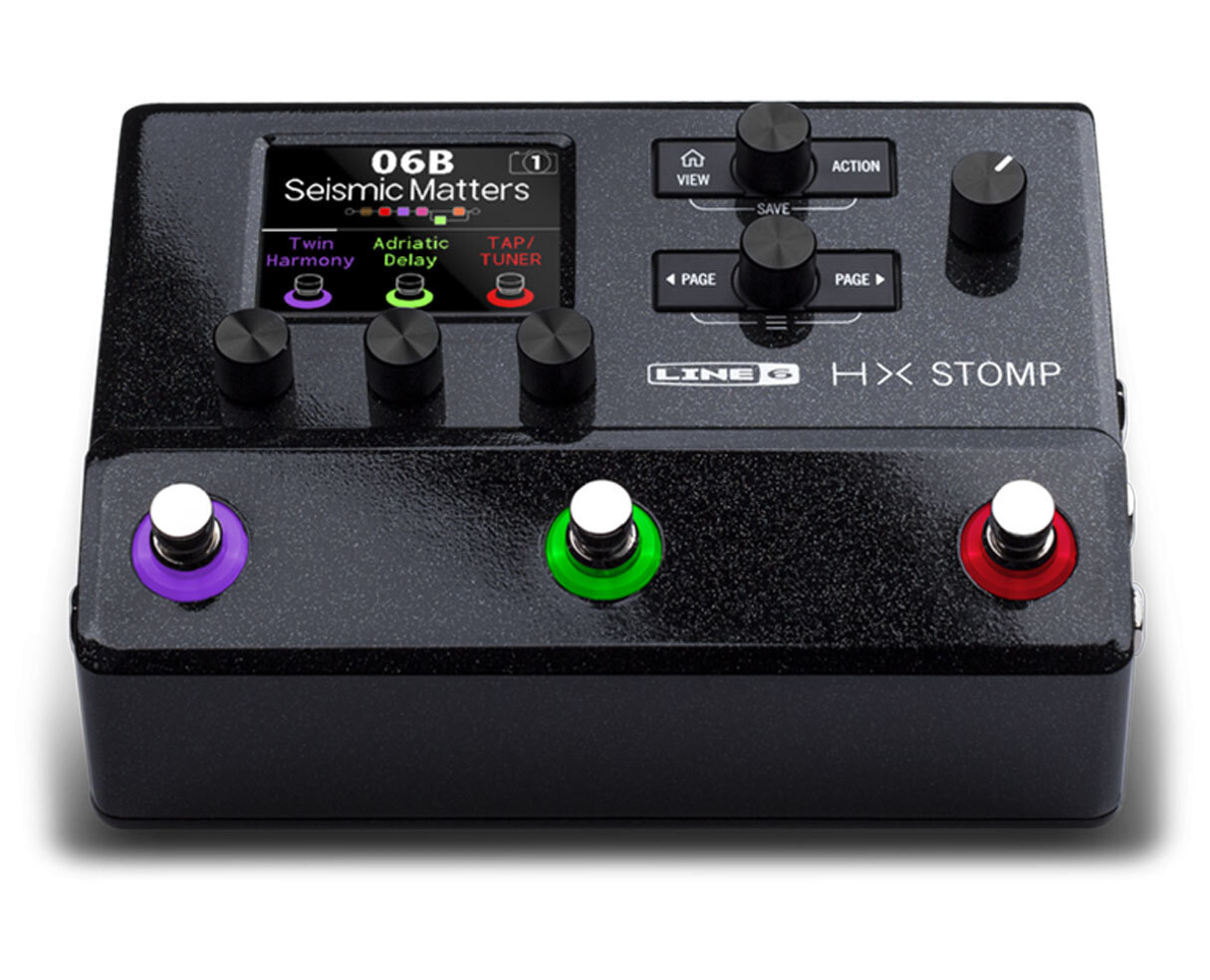 Line 6 HX Stomp Compact Multi-Effects Unit featuring Helix Effects