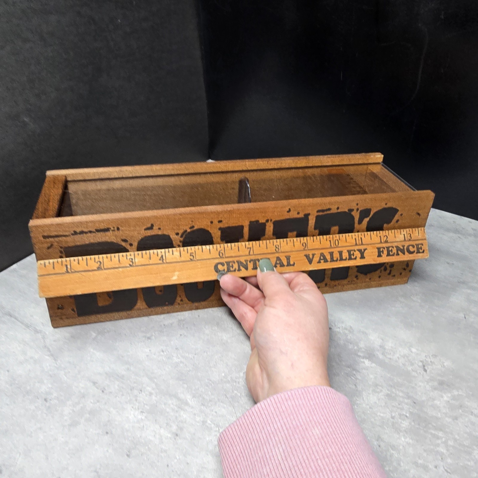 Booker's Small Batch Bourbon Collection Sliding Window *Empty* Wooden Box